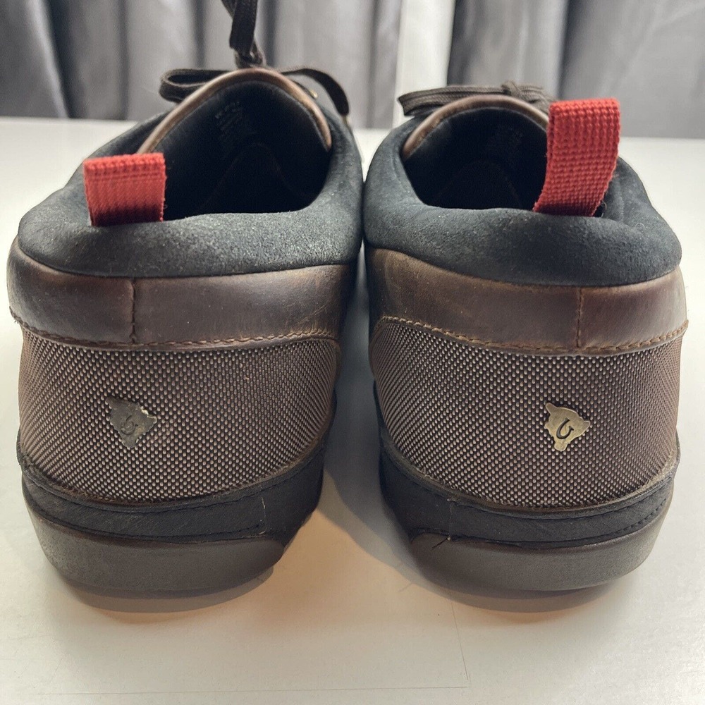OLUKAI MEN'S MAKOA WATERPROOF SHOES Lace Up Brown Size US 14 - Picture 9 of 14